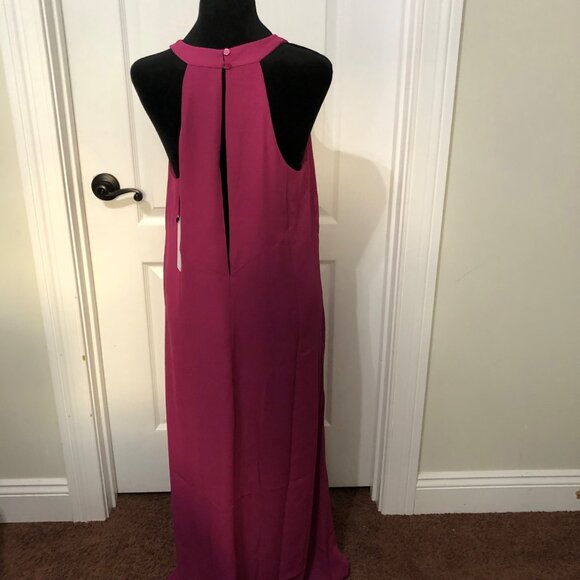 Three Eighty Two Women's Magenta Sleeveless Maxi Dress Size Medium‎ NWT - Picture 4 of 9